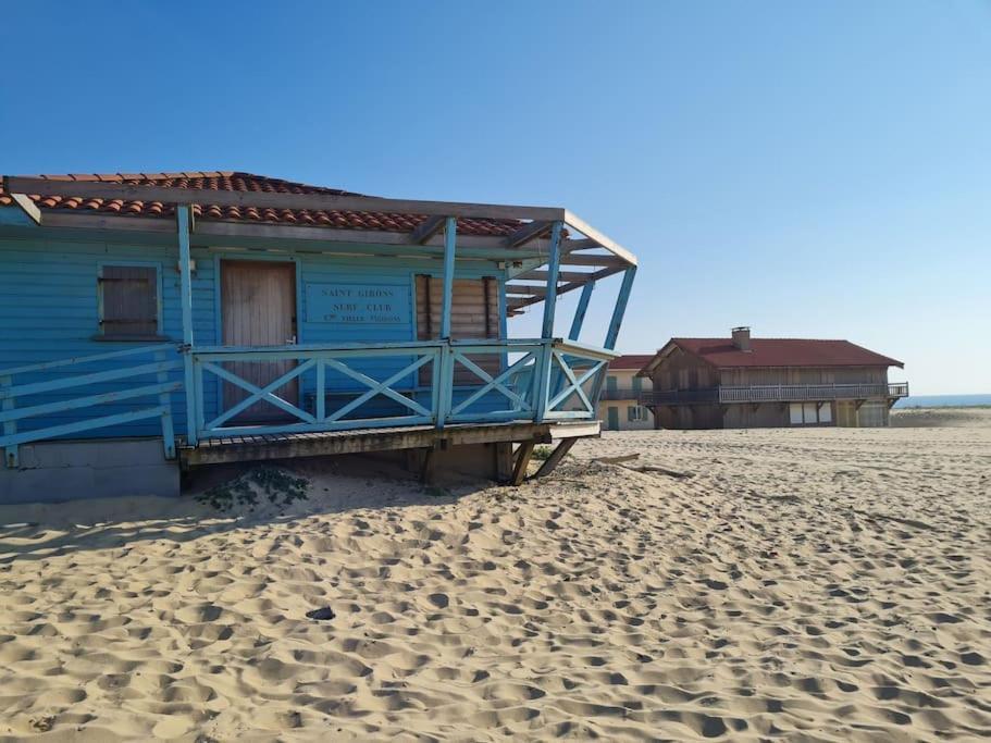 Superbe Studio A 8Mn En Voiture De La Plage Linxe Exteriér fotografie